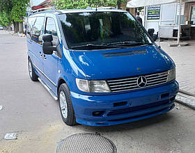 Нижня накладка на бампер Brabos Style (під фарбування) для Mercedes Vito W638 1996-2003 рр