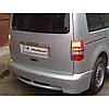 Накладка на задній бампер (під фарбування) для Volkswagen Caddy 2004-2010 рр, фото 2
