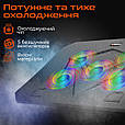 Підставка для охолодження ноутбука MEETION CP3030 Black (MT-CP3030-A), фото 3