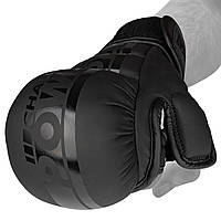 Рукавиці для MMA PowerPlay PP_3033 Ultra Matt Чорні L