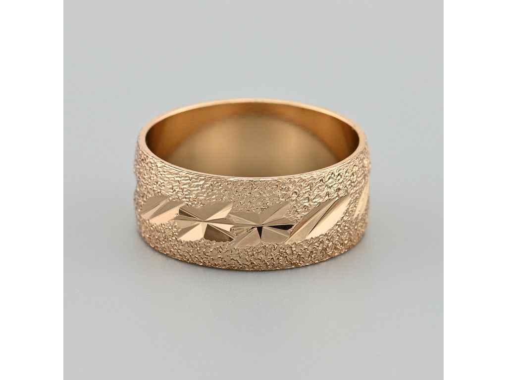 Каблучка Омега 44249 8мм позолота 18К р.17 ТМ XUPING, фото 1