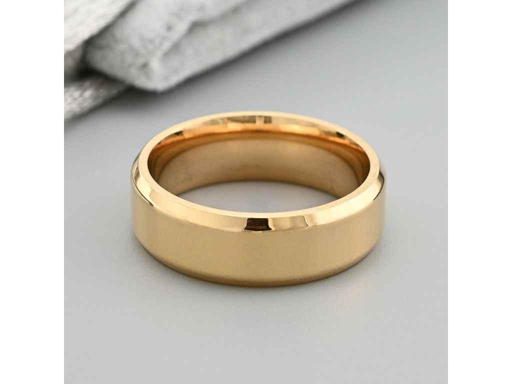 Обручка Американка 40006 6мм позолота 18К р.19 ТМ XUPING, фото 1