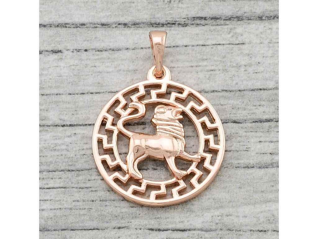 Пiдвiска 28х20мм Знак зодіаку Лев 80749 позолота РО ТМ XUPING, фото 1