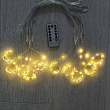 Гірлянда штора-водоспад LED 200 мультиколор USB, фото 7