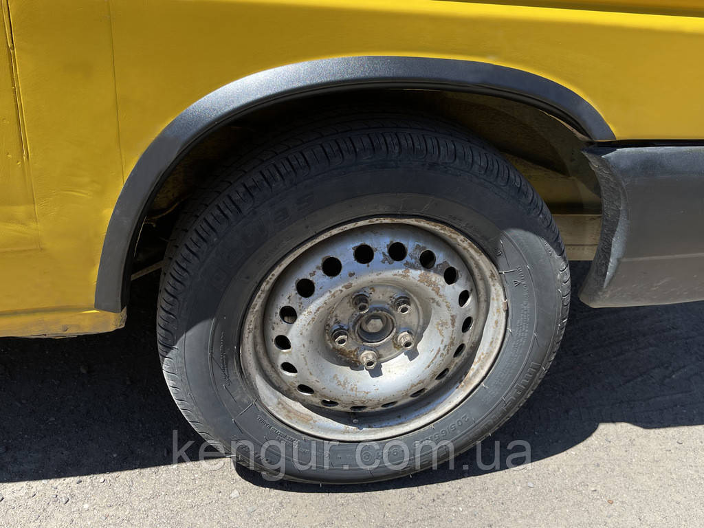 Накладки на арки (4 шт, чорні) Пластик для Volkswagen T4 Transporter 1990-2003 рр, фото 1