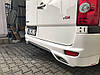 Накладка на задній бампер V2 (під фарбування) для Volkswagen Crafter 2006-2016 рр, фото 2