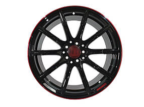 Диски R22 Black Red Lips ( одноширокі 10J ET30 ) на мерседес G-клас W463 1990-2018 року