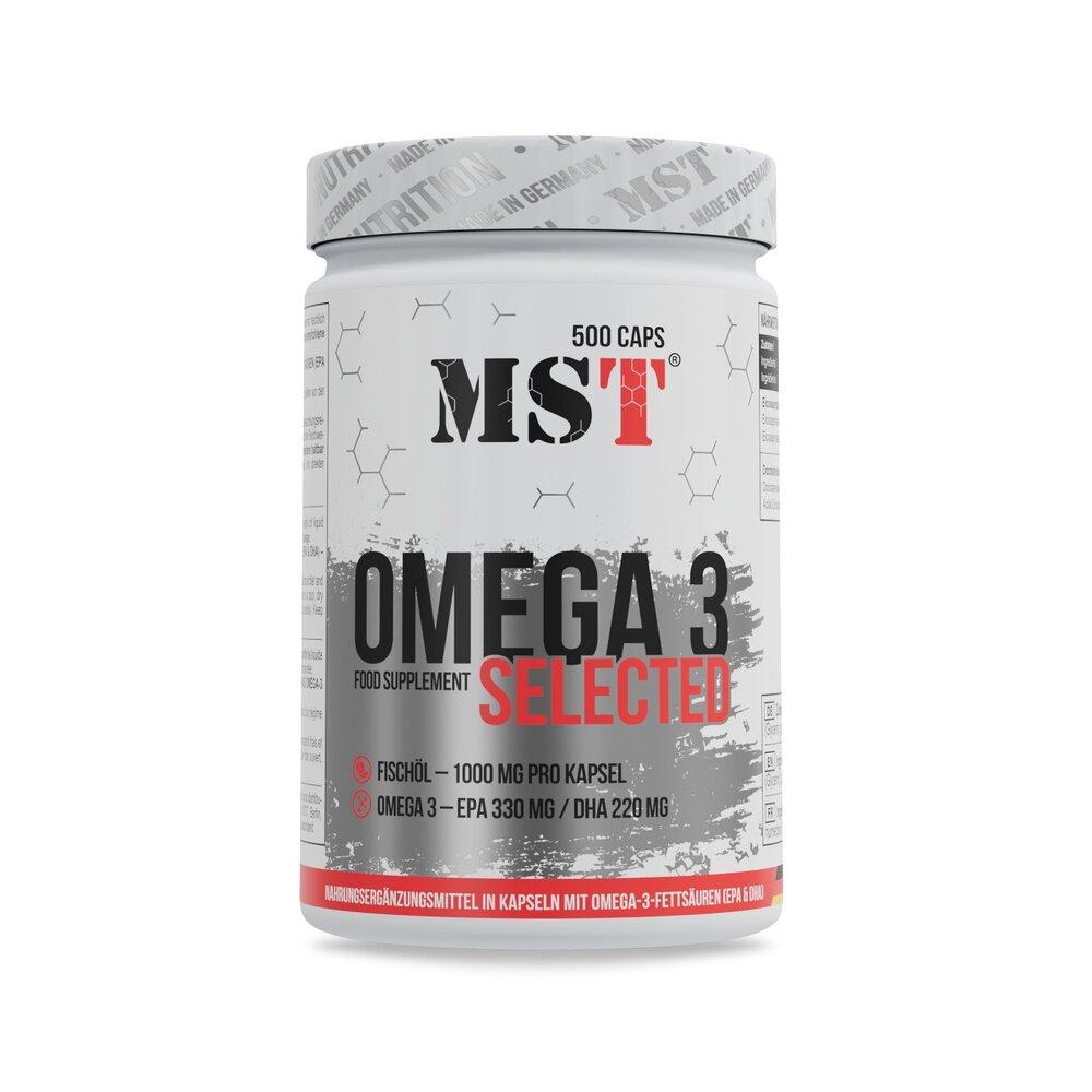 Риб'ячий жир MST Omega 3 Selected 55%, 500 капсул