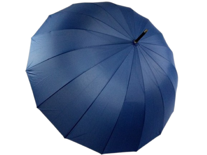 Парасолька-тростина напівавтомат Swifts  SW1665 на 16 карбонових спиць темно -синя 93 см, фото 1