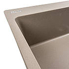 Гранітна мийка для кухні Platinum 7850 Bogema матовий Титан, фото 4