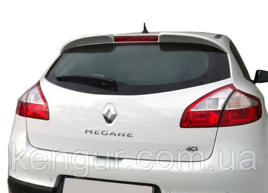 Спойлер HB (під фарбування) для Renault Megane III 2009-2016 рр, фото 1