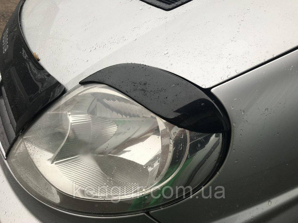 Вії Fly-style Чорний лак для Renault Trafic 2001-2015 рр, фото 1