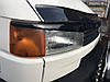 Вії Косою капот (2 шт) Чорний глянець для Volkswagen T4 Caravelle/Multivan 1990-2003 рр, фото 2