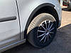 Накладки на арки (чорний мат) Коротка база, 1 бічна (пластик) для Volkswagen Caddy 2010-2015 рр, фото 8