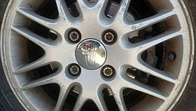 Ковпачки на диски 68.5/50мм хром (4шт) для Ford