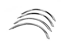 Накладки на арки (4 шт, нерж) для Mazda 323 1977-2003 рр