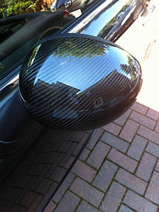 Накладки на дзеркала (2 шт., карбон) для Mini Clubman F54 2015-2024 рр