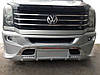 Накладка на передній бампер 2012-2025 (Sport-3, під фарбування) для Volkswagen Crafter рр, фото 2