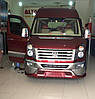 Накладка на передній бампер 2012-2025 (Sport-3, під фарбування) для Volkswagen Crafter рр, фото 5