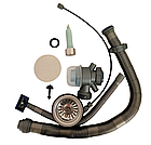 75*45DF Мийка PVD чорна Valeso Handmade "Водоспад" (ДЕКОР), фото 3