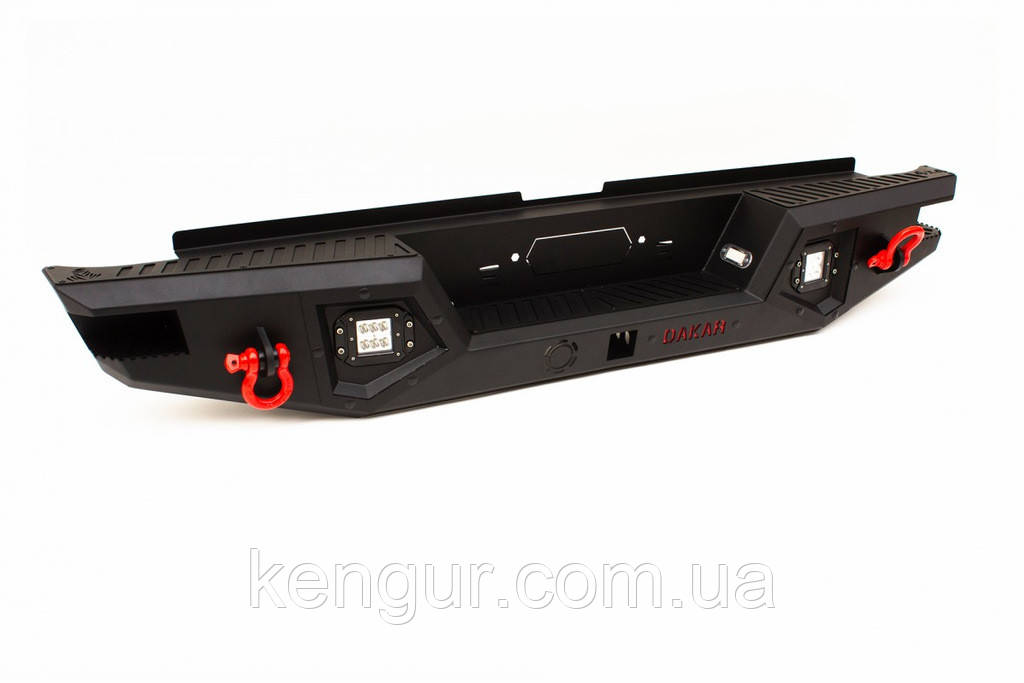 Посилений задній бампер Dakar V2 для Toyota Hilux 2006-2015 рр, фото 1