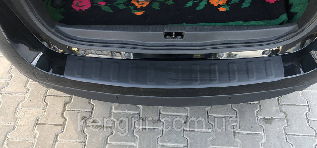 Накладка на задній бампер DDU (для Grand, ABS) для Renault Scenic/Grand 2009-2016 рр, фото 1