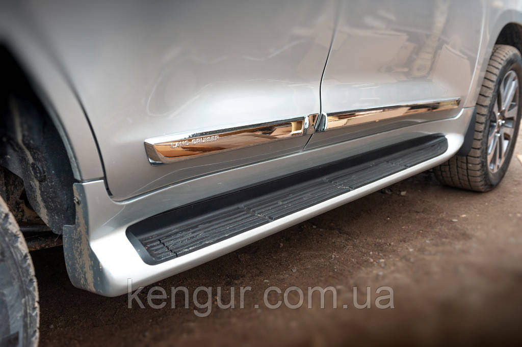 Комплект дверних молдингів (2016-2021) для Toyota Land Cruiser 200 рр, фото 1