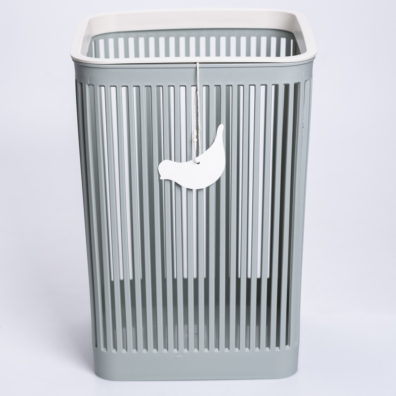 Кошик для сміття пластиковий в офіс для паперу 22×22×30 (см) кошик під сміття 8 (л) відро для сміття Зелений HP-45-9GR, фото 1