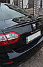 Спойлер LIP (Sunplex, чорний) (125,4см *7,2см) для Renault Fluence 2009-2016 рр, фото 4