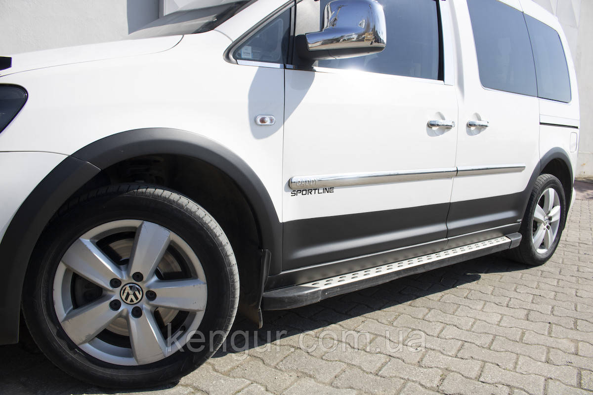 Комплект молдингів і розширювачів арок 2 двері, коротка база для Volkswagen Caddy 2015-2020 рр, фото 1