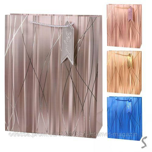 Пакет подарунковий паперовий M "For You" 26*32*10см [Склад зберігання: Одеса №3]