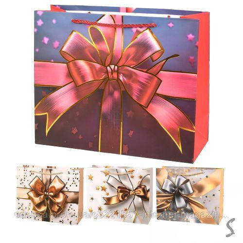Пакет подарунковий паперовий S "Bow" 18*23*10см [Склад зберігання: Одеса №3]