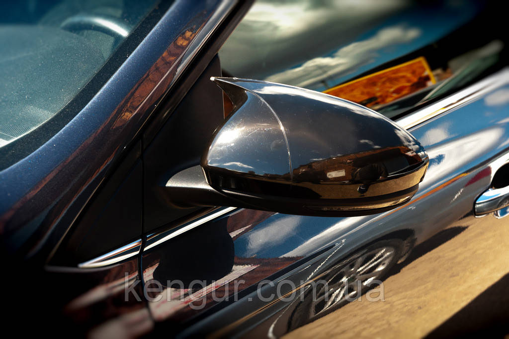 Накладки на дзеркала BMW-Style (2 шт) для Renault Megane IV 2016-2025 рр, фото 1