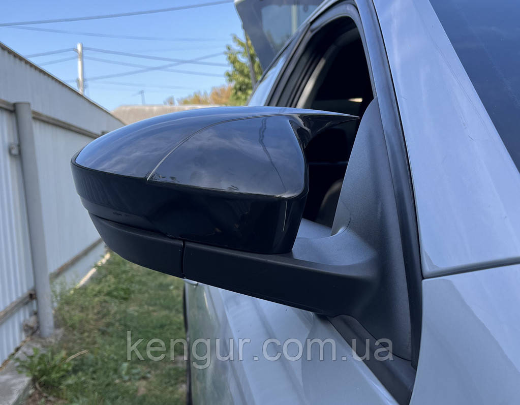 Накладки на дзеркала BMW-Style (2 шт) для Skoda Octavia III A7 2013-2019 рр, фото 1