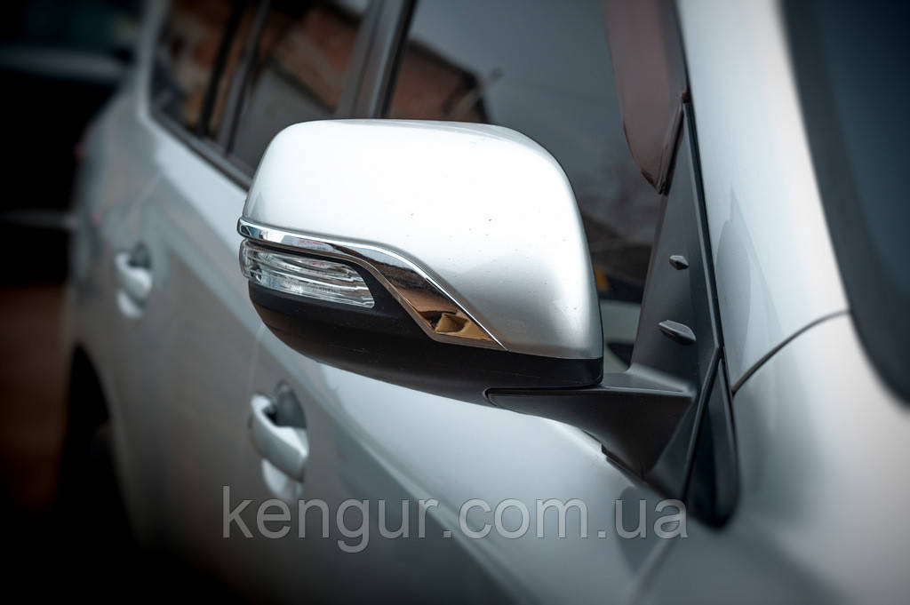 Дзеркала в зборі Executive (1 шт) Чорне (праве) для Toyota Land Cruiser 200 2007-2021 рр, фото 1