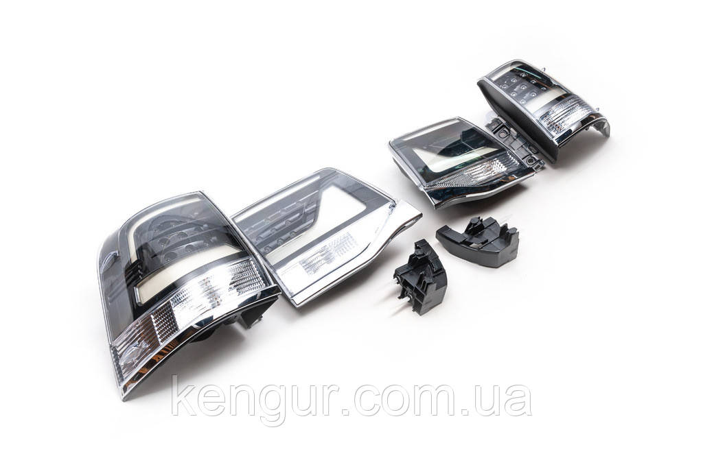 Задні ліхтарі 2016-2025 (Executive Black) для Toyota Land Cruiser 200 рр, фото 1