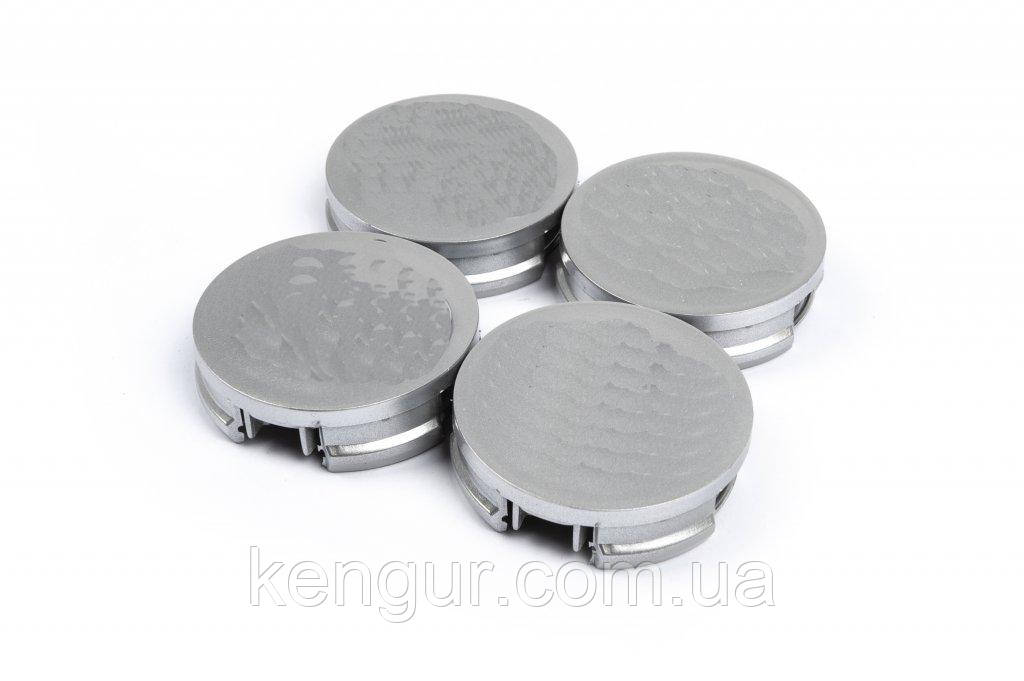 Ковпачки на диски 52/56мм V4 чорні (4 шт) для Toyota, фото 1