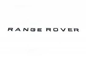 Напис чорний глянець (тип-2) для LandRover Range Rover