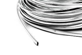 Хром молдинг на метраж П-подібний sal19a (1 метр, 8.5 мм)