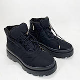 Модні жіночі ботильйони, Черевики в стилі casual, Жіночі демісезонні бутси утеплені челсі EX-51, фото 3