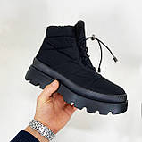 Модні жіночі ботильйони, Черевики в стилі casual, Жіночі демісезонні бутси утеплені челсі EX-51, фото 5