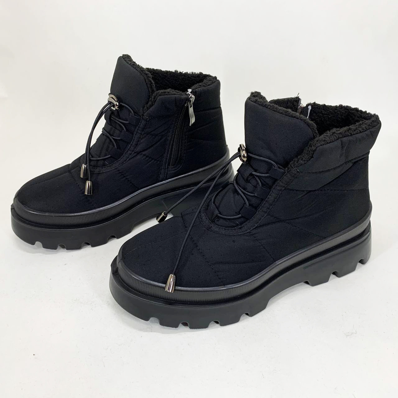 Черевики жіночі утеплені флісом, Черевики ботильйони жіночі утеплені Демісезонні CW-64, фото 1