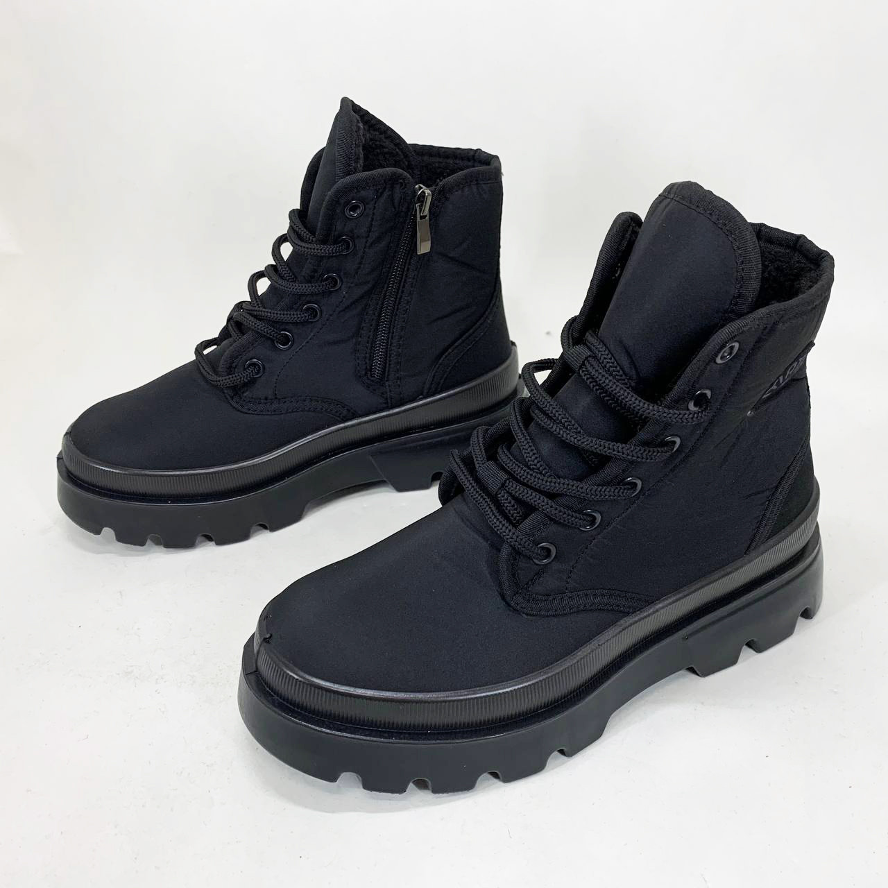 Жіночі зимові черевики повстяні 39р 24.5см, Демісезонні жіночі черевики утеплені челсі KC-20, фото 1