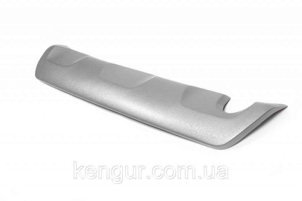 Накладка на задній бампер (ABS, сіра) для Renault Duster 2018-2024 рр, фото 1