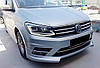 Передня Lip накладка DPT (Під фарбування) для Volkswagen Caddy 2015-2020 рр, фото 4