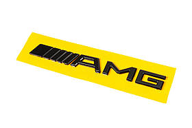 Шильдик AMG (20см, ABS, чорний) для Mercedes