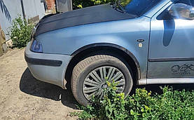 Накладки на арки (4 шт, чорні) ABS пластик для Skoda Octavia I Tour A4 1996-2010 рр