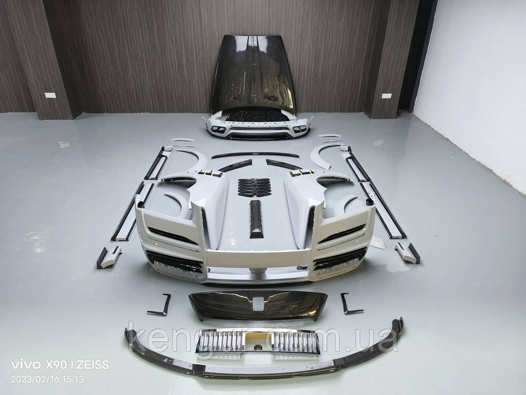 Комплект обвісів Wide Body Kit (для 2018-2024) для Rolls-Royce Cullinan 2018- рр, фото 1