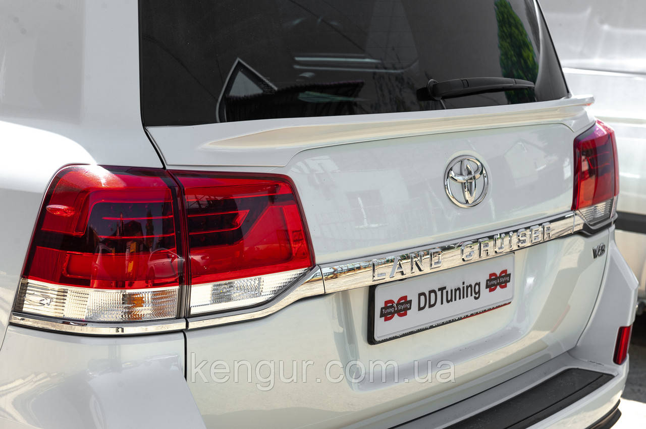 Спойлер WALD (нижній, 2015-2025) Білий колір для Toyota Land Cruiser 200 рр, фото 1