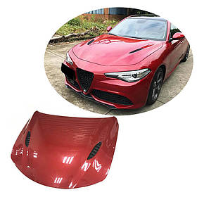 Капот V2 (Карбон) для Alfa Romeo Giulia 2016-2022 рр